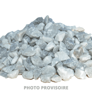 Gravier 10/16 marbre blanc bleuté